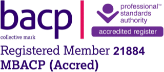 BACP accreditation and logo